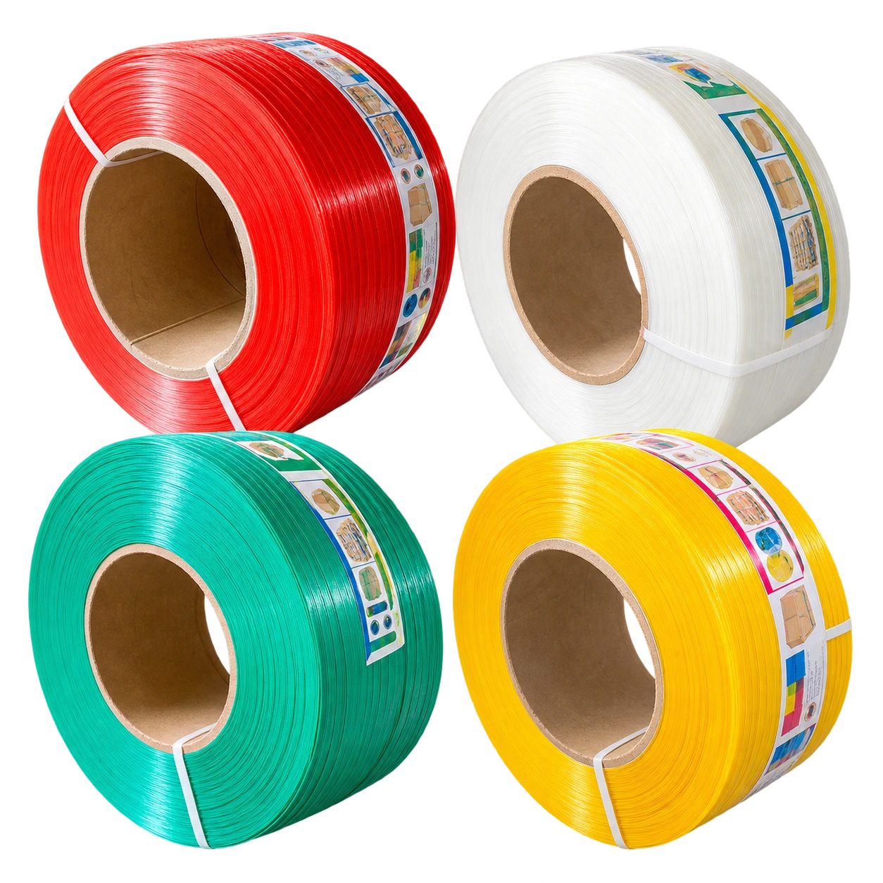 Zuncho plástico de colores